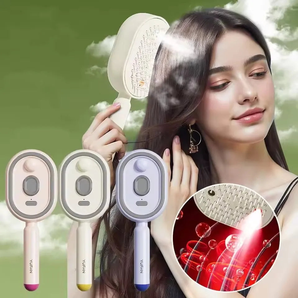 Electric Self-Cleaning Spray Comb