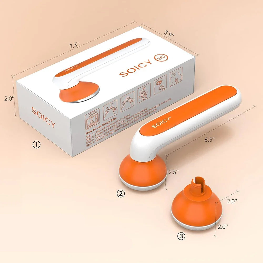 Under Eye Metal Ice Roller