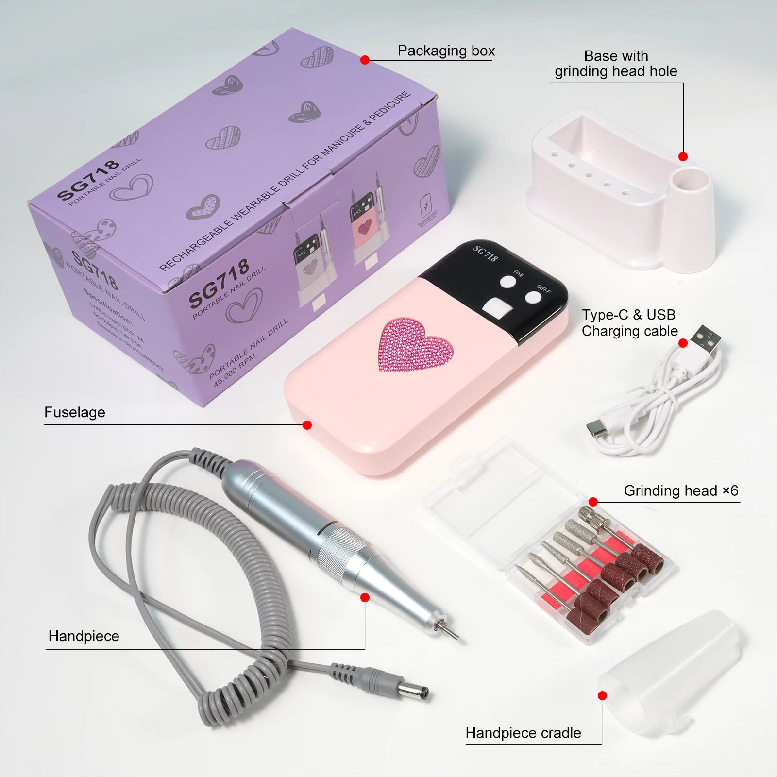 Electric Gel Polish Drill Kit