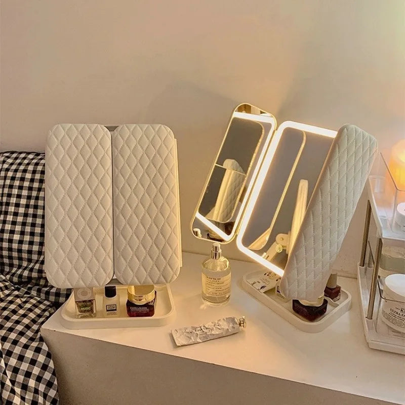 led lighting makeup mirror